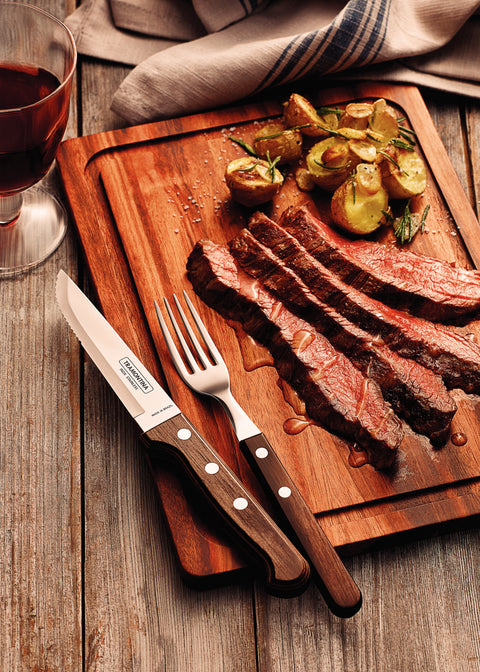 Cuchillos Jumbo Polywood para asado