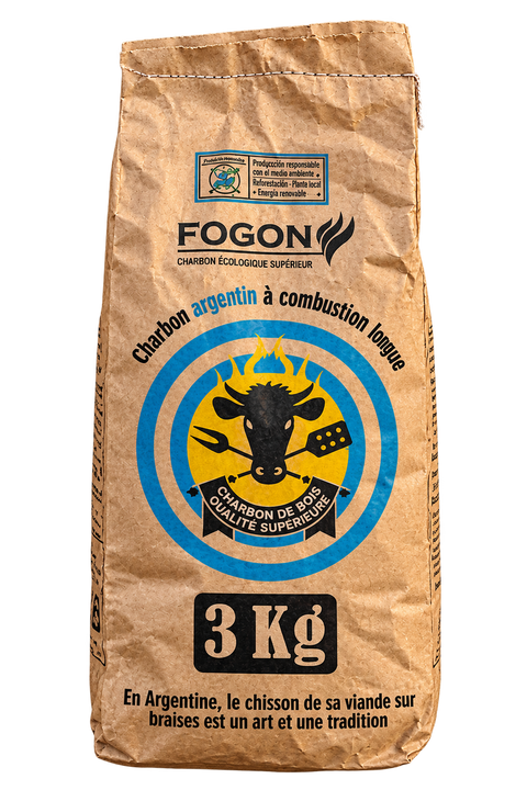 Charbon de bois argentin Fogón 3 kg