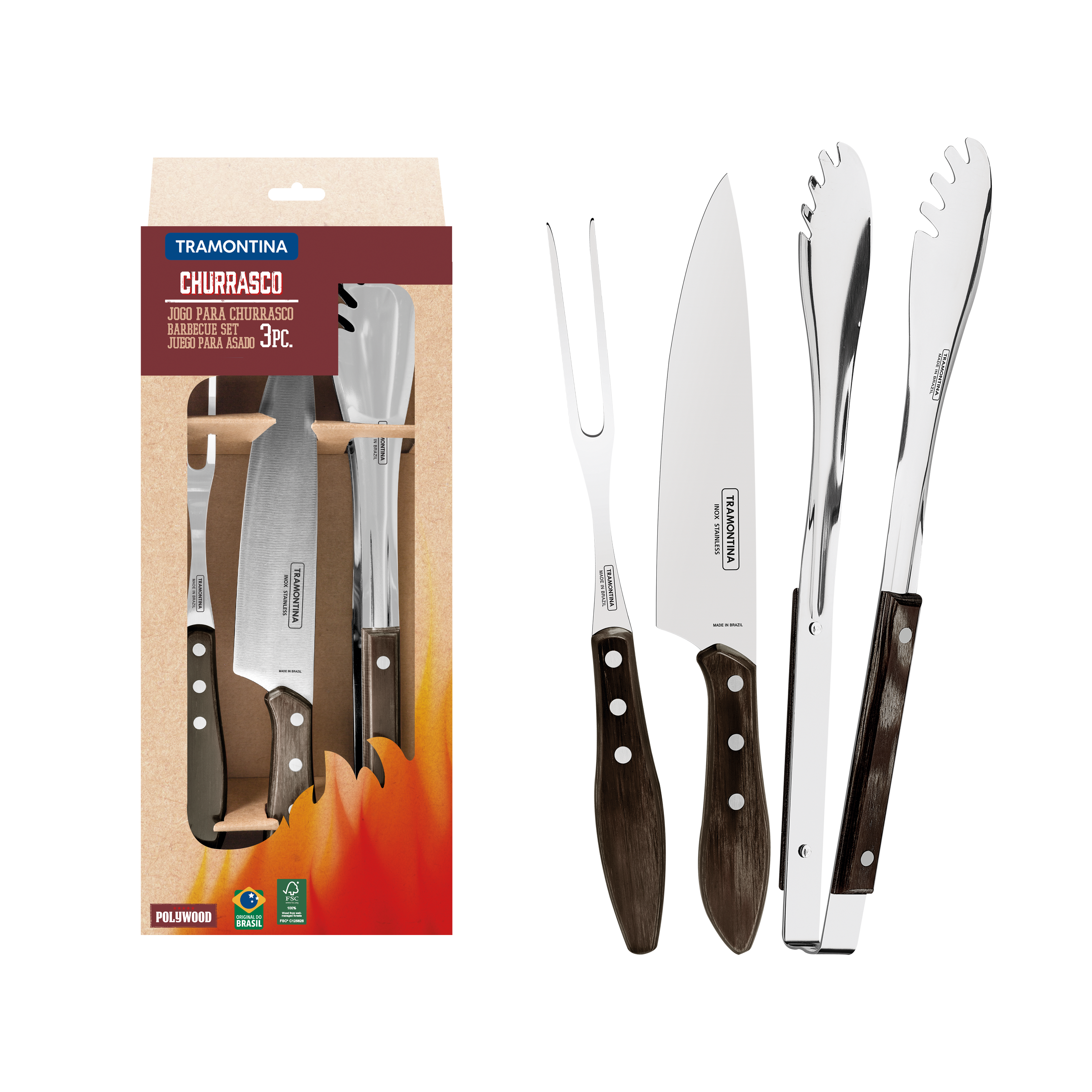Conjunto Churrasco Tramontina