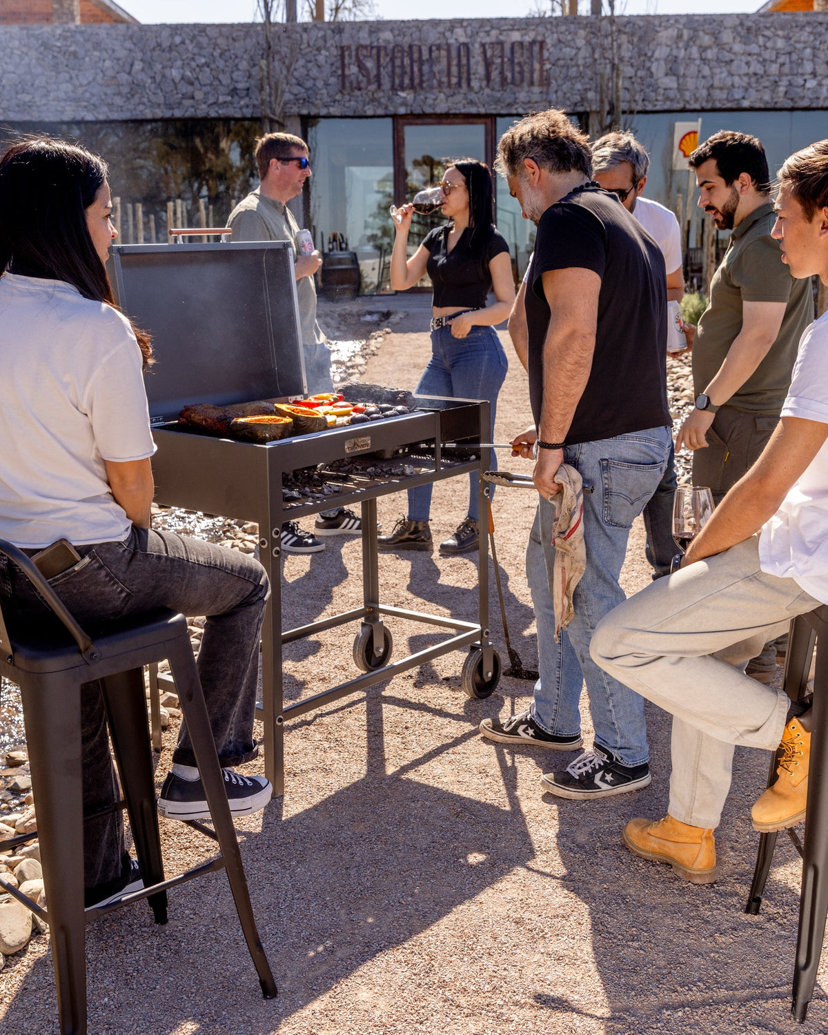 Barbecue chulengo au bois - Tromen