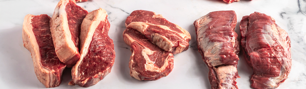 Bife individual en porción para una persona